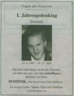 AUTOR: - | TITLE: 1. Jahrestag | DESCRIPTION: -