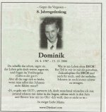 AUTOR: - | TITLE: 8. Jahresgedenktag | DESCRIPTION: -